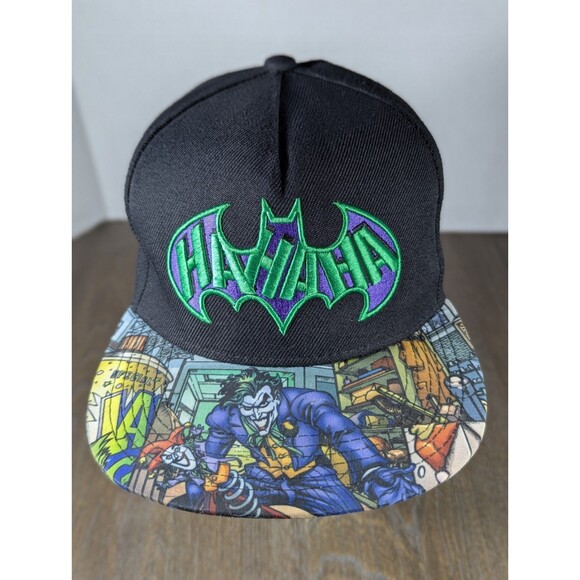 DC Comics Batman Joker HaHaHa Graphic Baseball Hat Cap Adjustable Embroidered - Picture 1 of 10